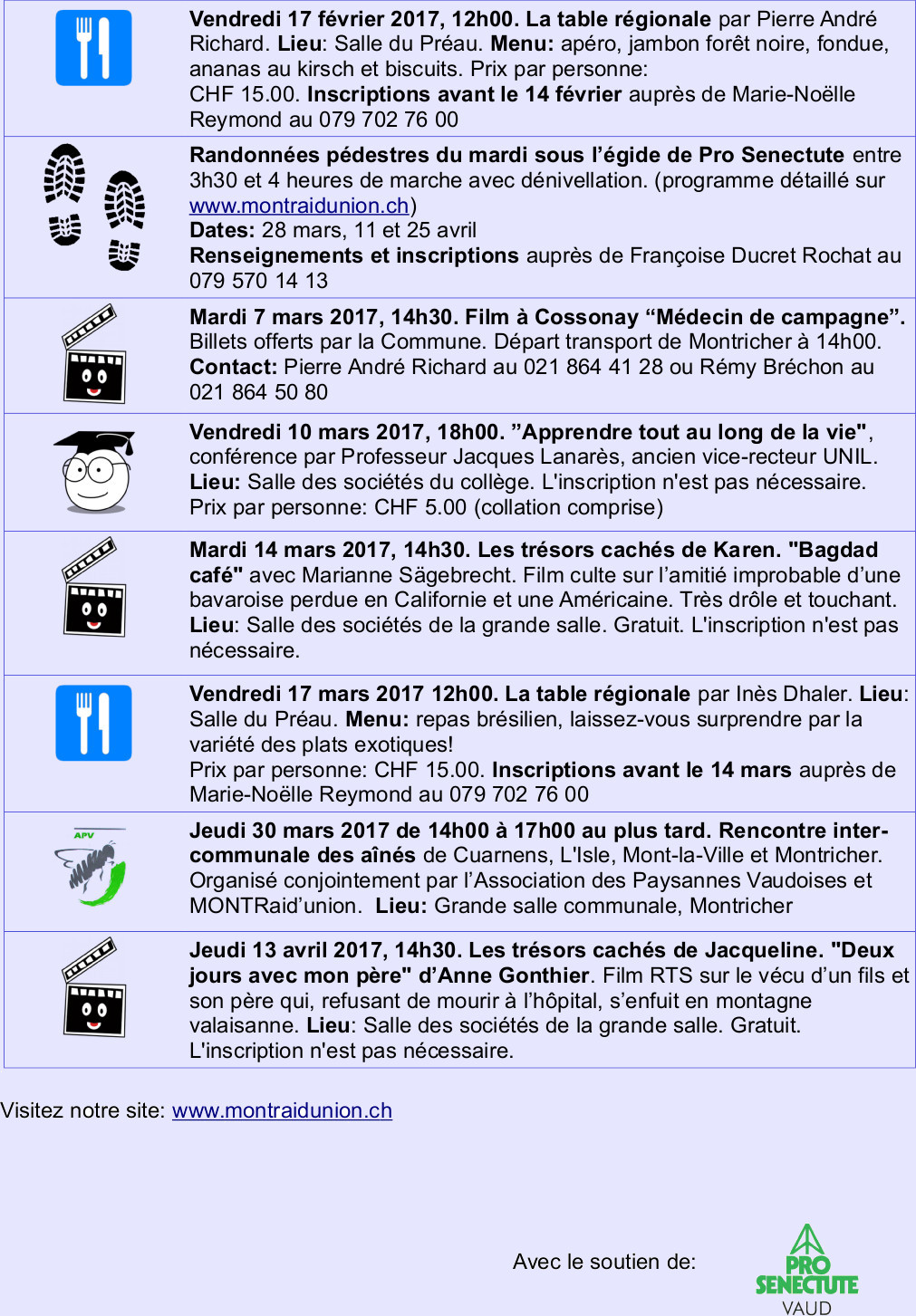 Programme Montraid union janvier avril 2017 page2